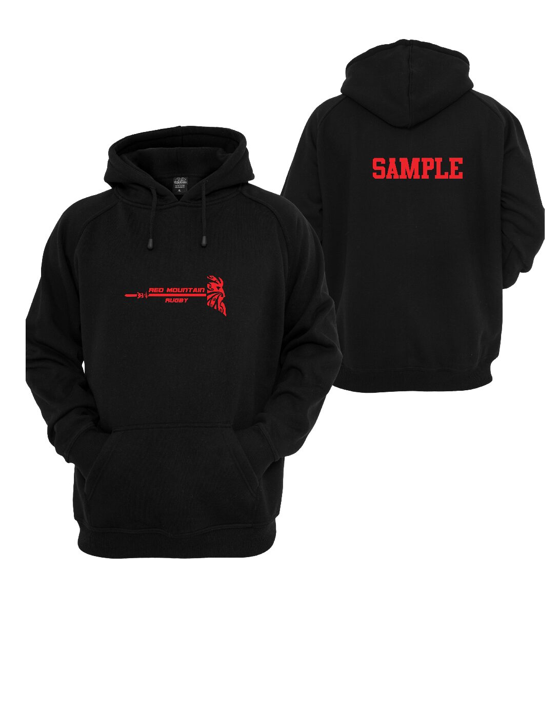 Red Mountain Hoodie (Black)