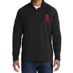 Helmet 1/2 Zip Embroidered Pullover