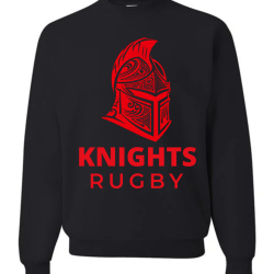 Knight Helmet Embroidered Sweatshirt